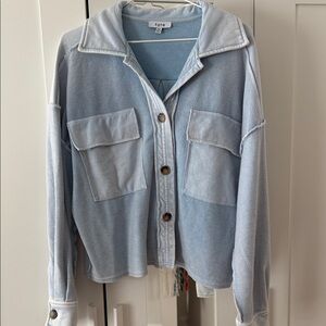 Fate Sky Blue Casual Shirt